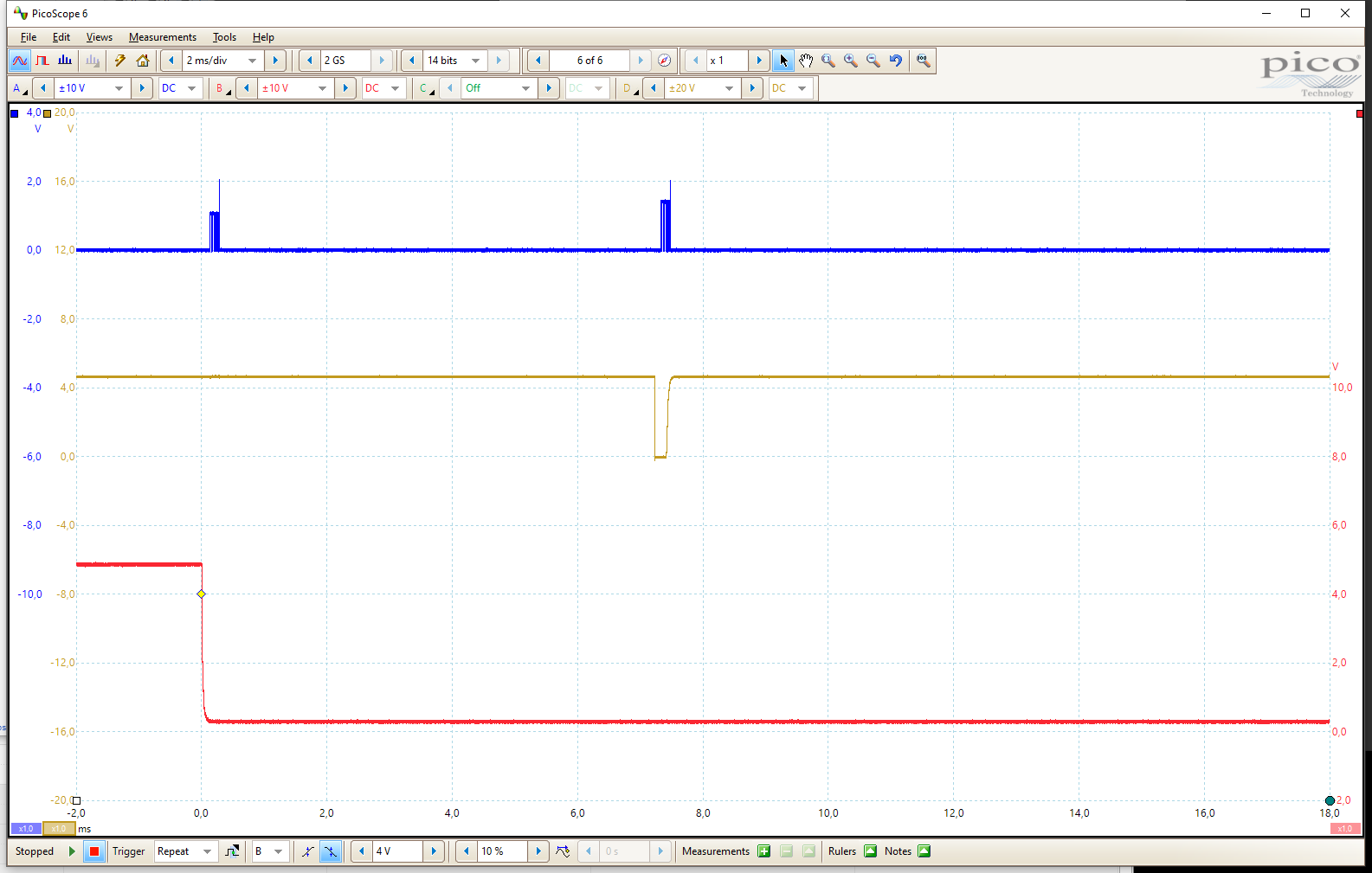 Using the TRIG pins with t programming 4