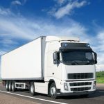 white truck on country highway